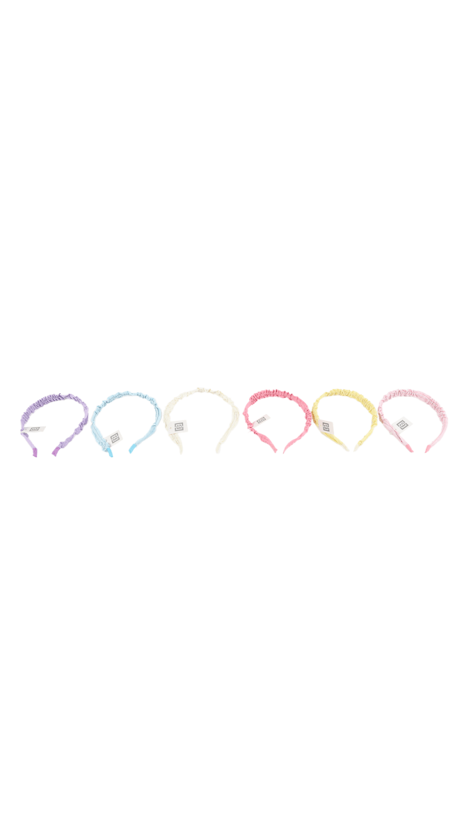 Multi-Colored Ruched Headbands 1