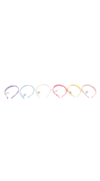 Multi-Colored Ruched Headbands 1