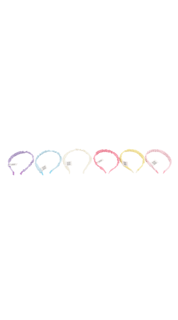 Multi-Colored Ruched Headbands 1