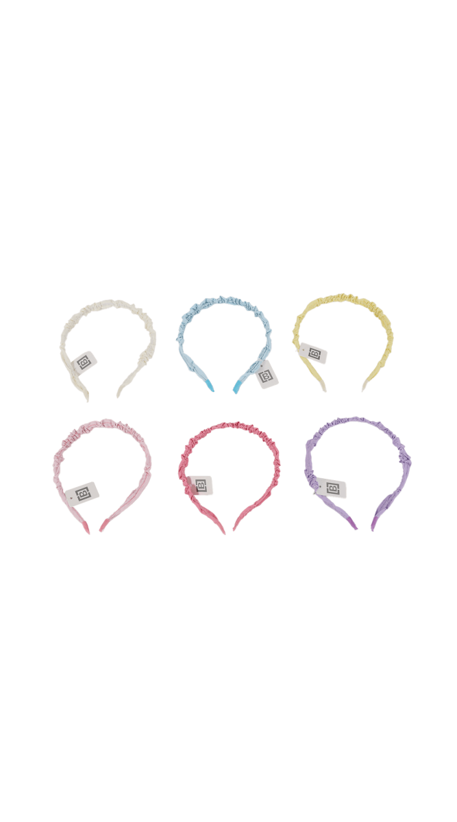 Multi-Colored Ruched Headbands 5