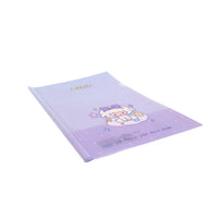 Purple Molly plastic file folder with unicorn character and star illustrations