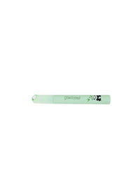 Mint panda-themed pen from a pack of 4, side view with printed panda graphic