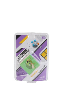 Dynamic magic cube 3x3 puzzle toy in retail blister pack with colorful graphics