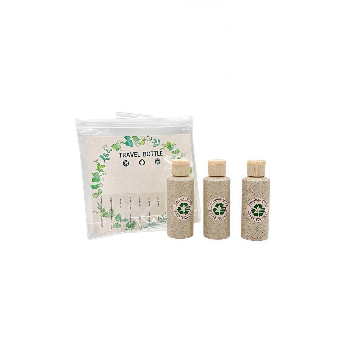 Eco - Friendly Travel Bottles (Set of 3) - MIDI
