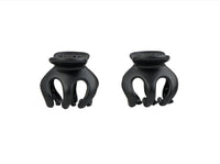 Black Plastic Hair Clips 3