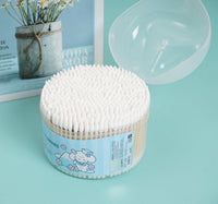 Pack of 3 Cotton Swab Boxes with Elegant Dispenser