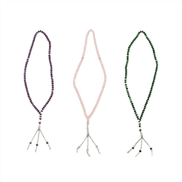 Elegant Crystal Prayer Beads - Multiple Colors - MIDI