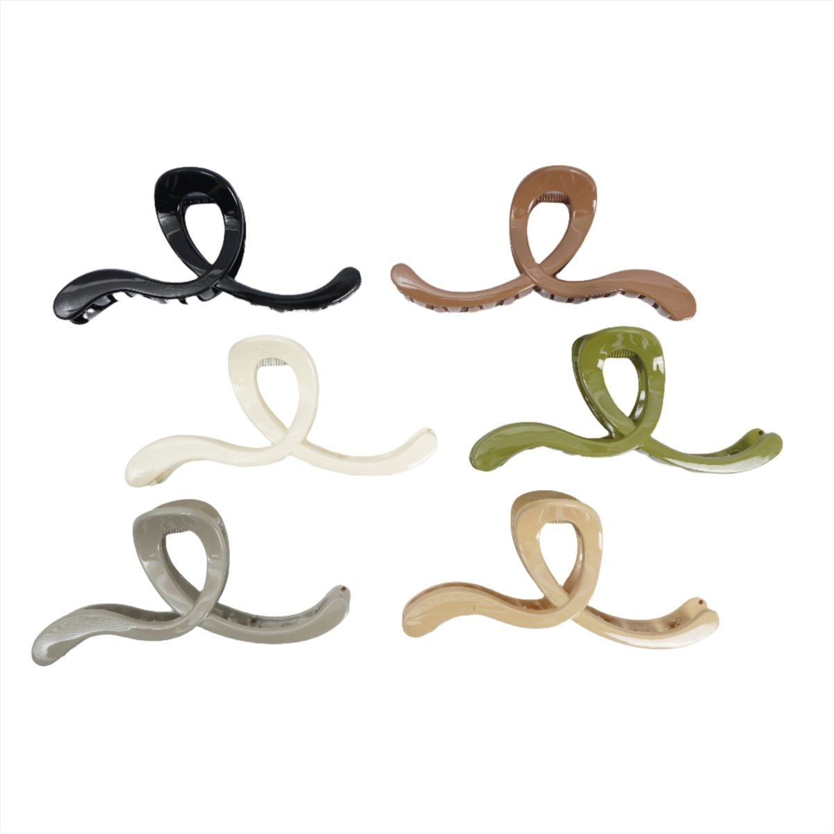 Plastic Hair Clips in Various Colors 2