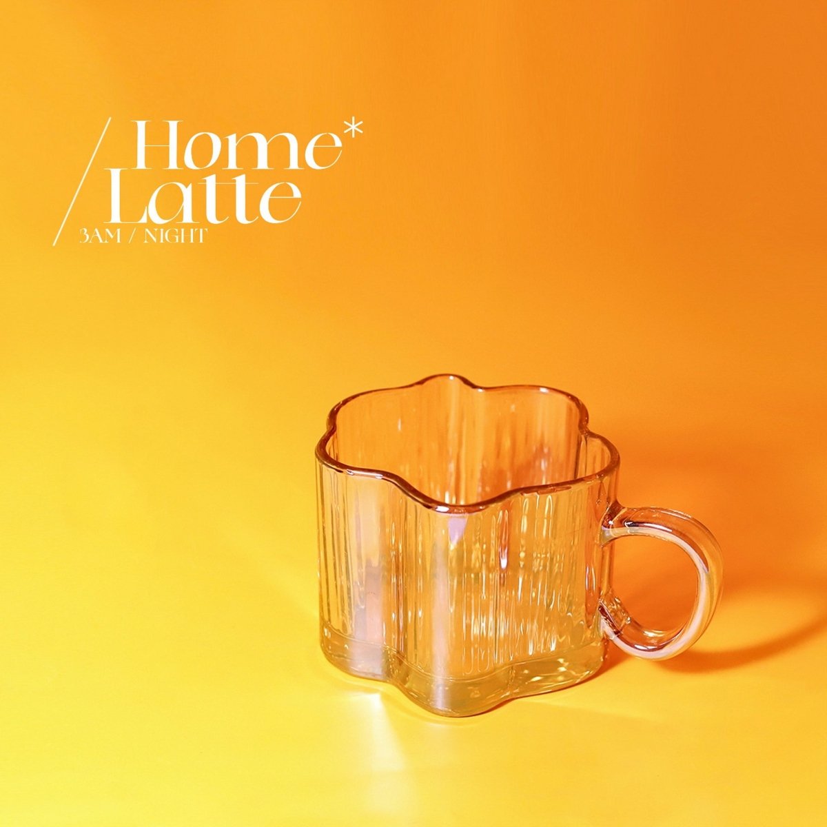 Elegant Glass Coffee Mug - MIDI