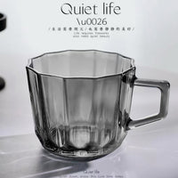 Elegant Glass Cups - Unique Design - MIDI