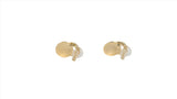 Elegant Gold Crystal Earrings - MIDI
