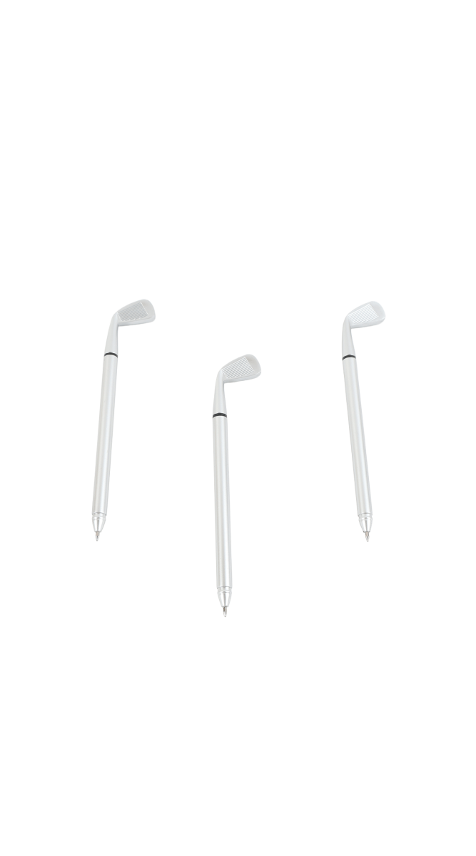 Elegant Golf Club Pens - Pack of 3 - MIDI