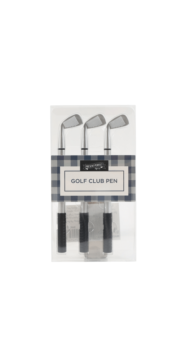 Elegant Golf Club Pens - Pack of 3 - MIDI