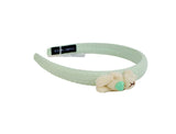 Light Green Headband with Soft Teddy Bear Decoration 1