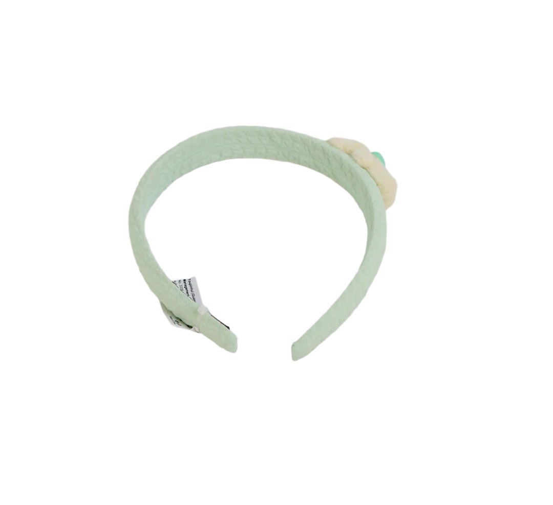 Light Green Headband with Soft Teddy Bear Decoration 2