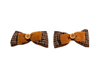 Classic Style Hair Clip with Button Detail 3