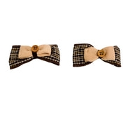 Classic Style Hair Clip with Button Detail 1