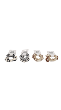 Interwoven Pattern Hair Tie Set 1