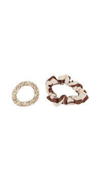 Interwoven Pattern Hair Tie Set 4