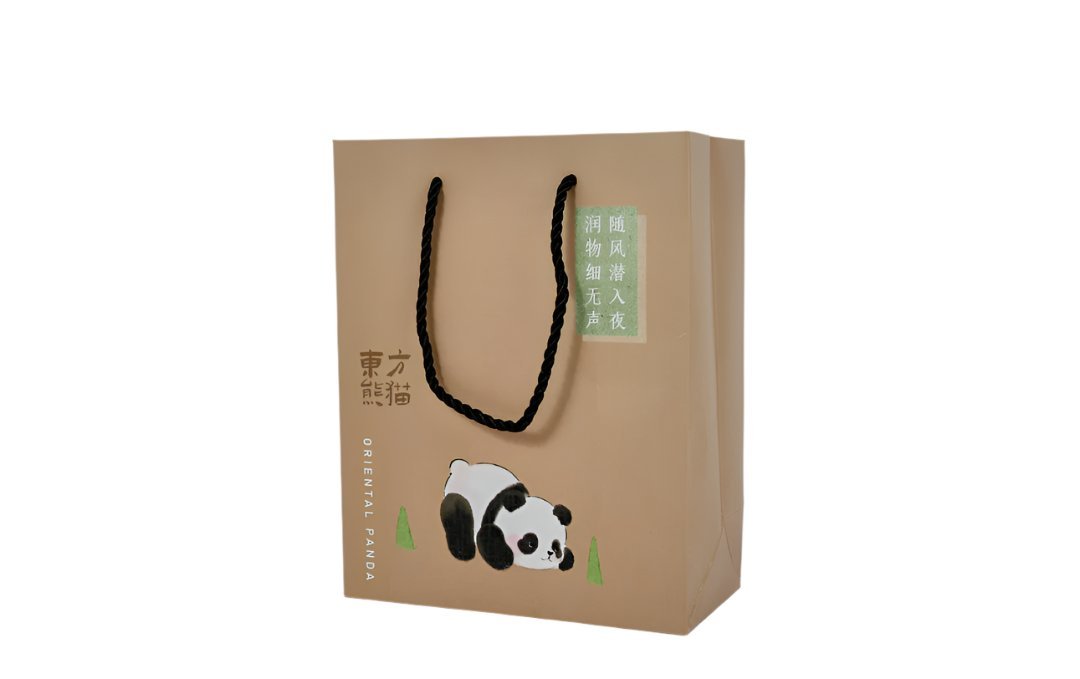 Elegant Oriental Panda Gift Bags - MIDI