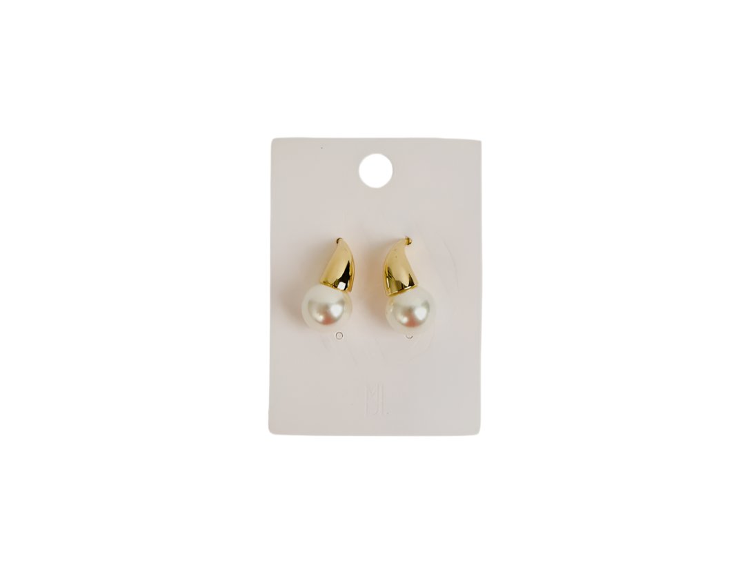 Elegant Pearl Earrings - MIDI