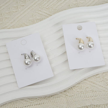 Elegant Pearl Earrings - MIDI
