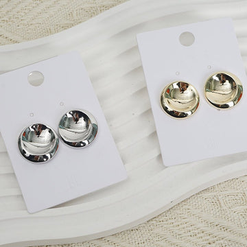Elegant Round Earrings - MIDI
