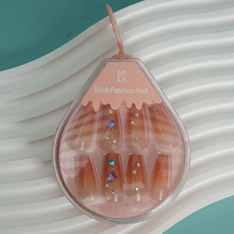 Elegant Stick - on Fashion Nails - MIDI - MIDI