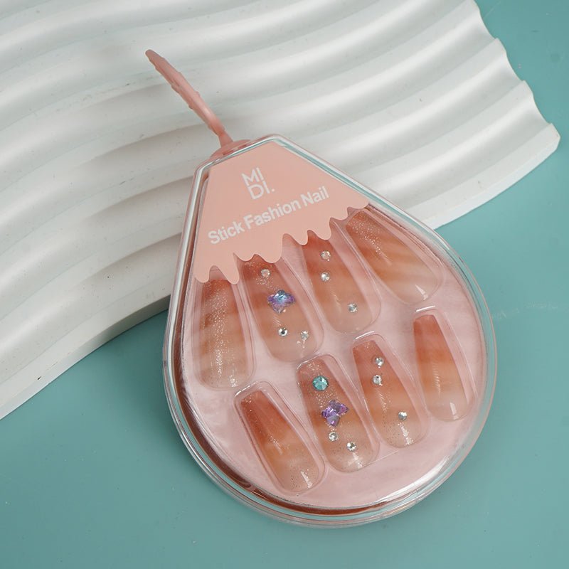 Elegant Stick - on Fashion Nails - MIDI - MIDI