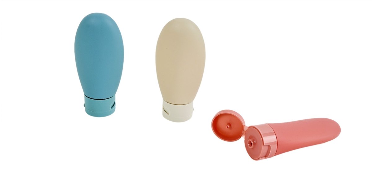 Elegant Travel Cream Bottles (Set of 3) - MIDI