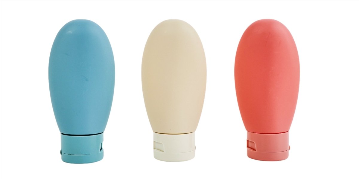 Elegant Travel Cream Bottles (Set of 3) - MIDI