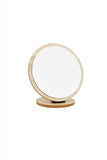 Elegant Wooden Round Mirror - MIDI