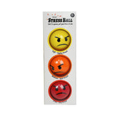 Emoticon Stress Ball Set – 3 Squeeze Relief Toys - MIDI