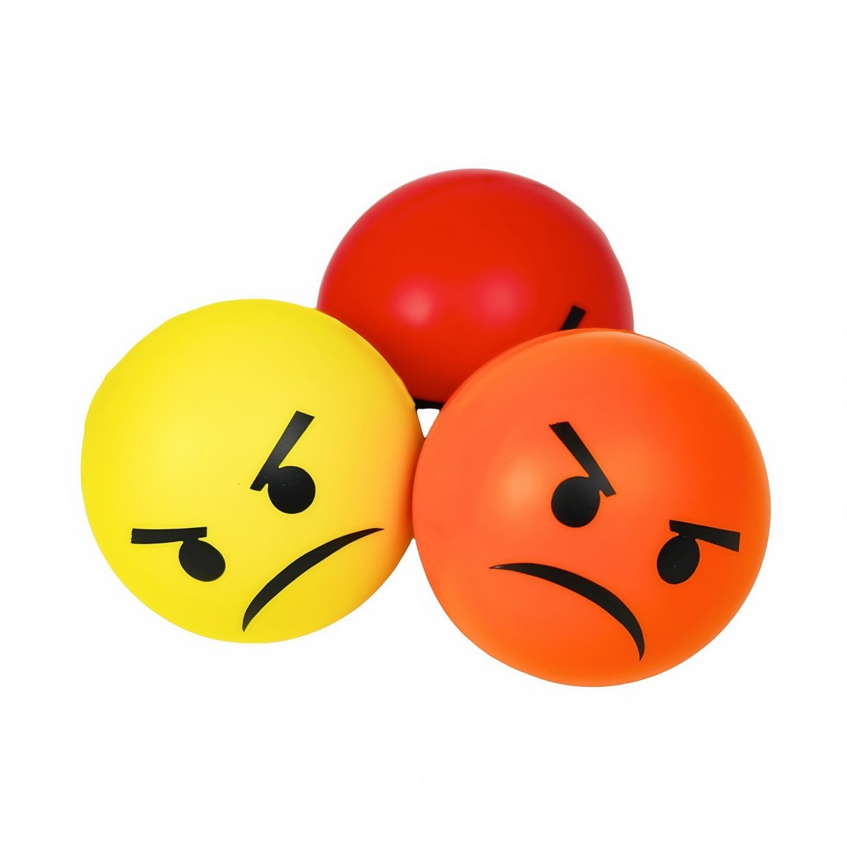 Emoticon Stress Ball Set – 3 Squeeze Relief Toys - MIDI