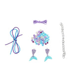 Fashion Mermaid Bracelets Craft Kit – DIY Beaded Jewelry Set for Kids - MIDI