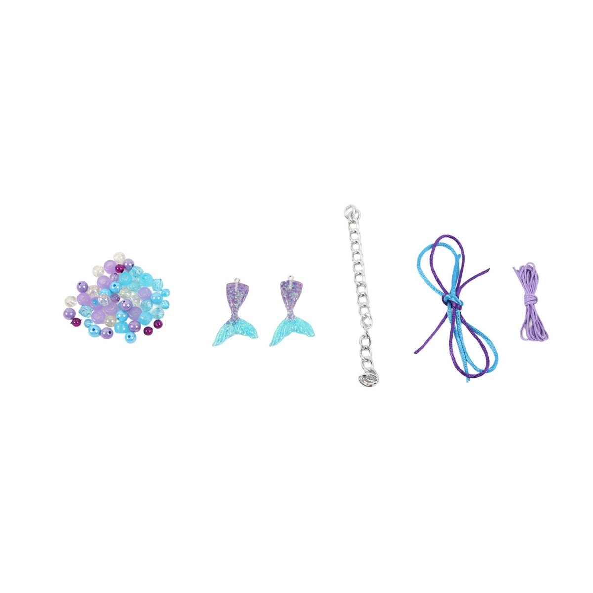 Fashion Mermaid Bracelets Craft Kit – DIY Beaded Jewelry Set for Kids - MIDI