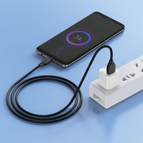 Fast USB - C Charging Cable, Black - MIDI