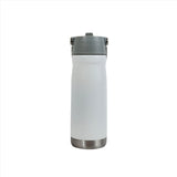 Flip Straw Water Bottle 650ml – Stainless Steel - MIDI