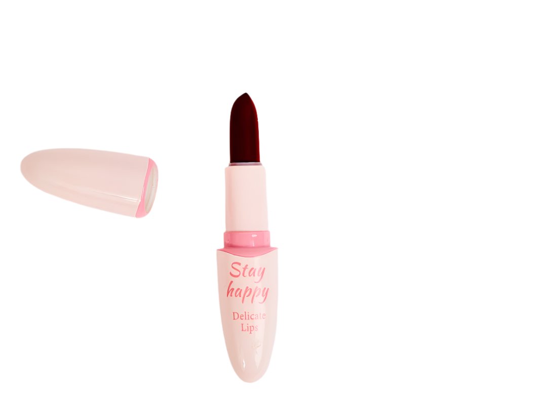 Fouch Up satin lipstick set with dark red bullet and light pink tube