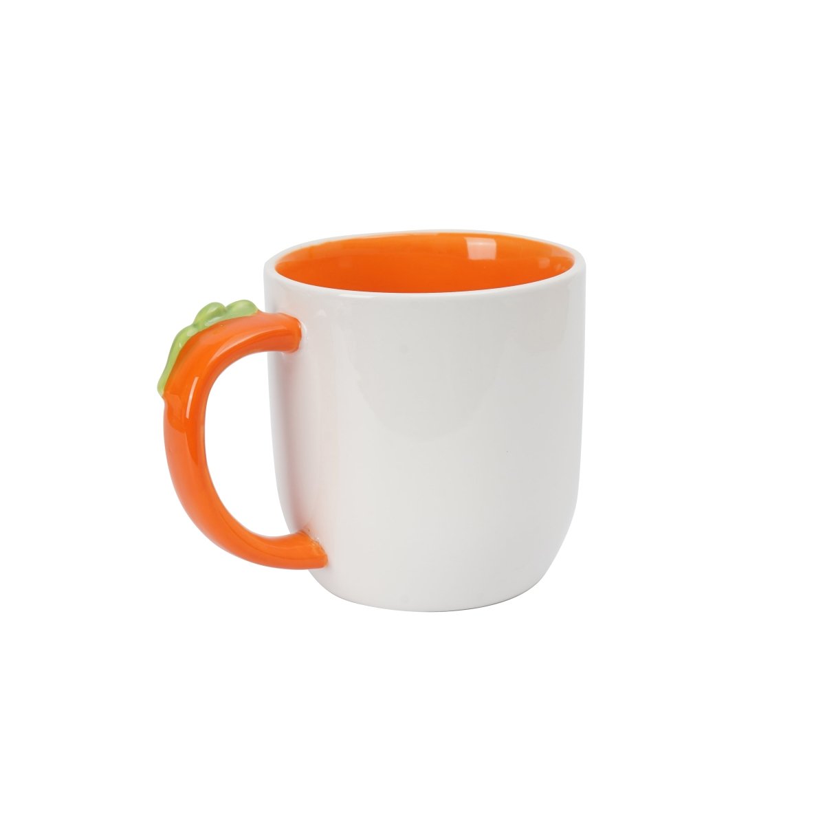 Ceramic cup with Fox Design and Colorful Handle 3