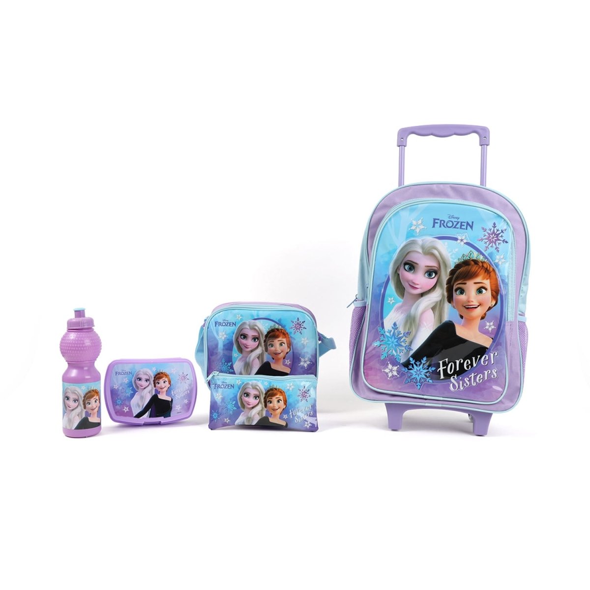 Frozen 5 - in - 1 Trolley Bag Set 16” – School Pack - MIDI