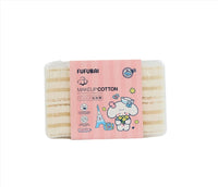 FUFUBAI makeup cotton pads in pink-labeled rectangular pack, cotton squares