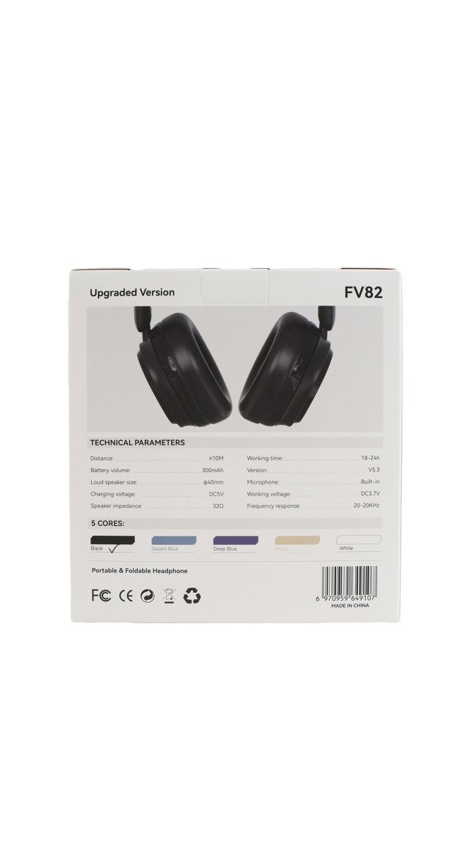 FV82 Wireless Foldable Headphones - MIDI