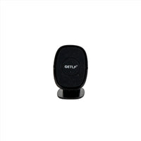 Black Getlf magnetic car phone mount, oval pad with GETLF logo
