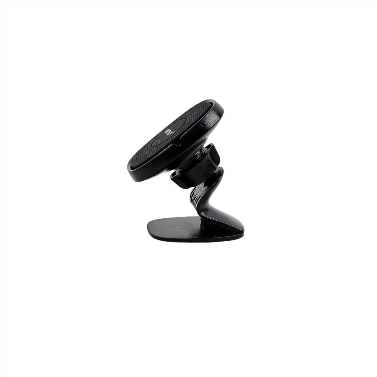Black Getlf magnetic car phone mount with angled holder and circular base