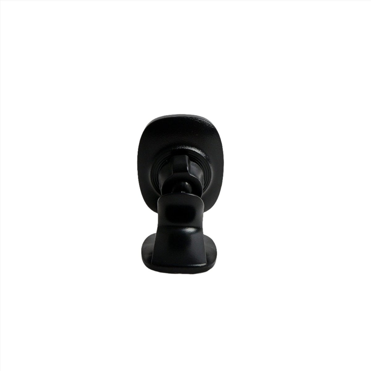 Black Getlf magnetic car phone mount with rounded back and vertical stem
