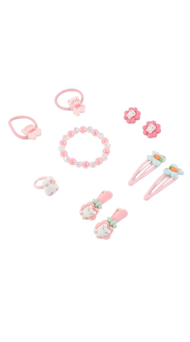 Girls Hair Accessories Set - Dinosaur - MIDI