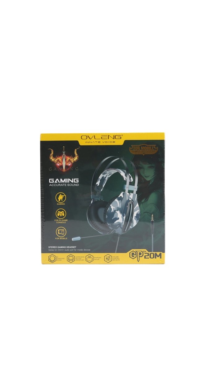 GP20M Camo Gaming Headset - MIDI