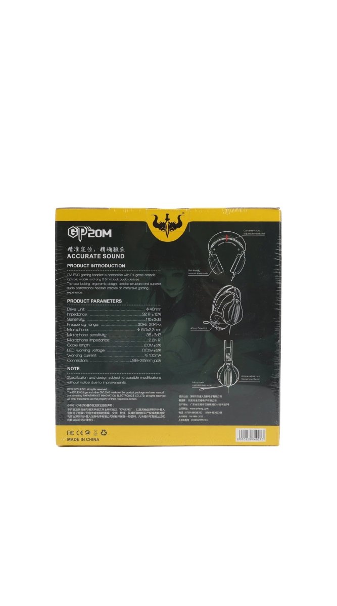 GP20M Camo Gaming Headset - MIDI