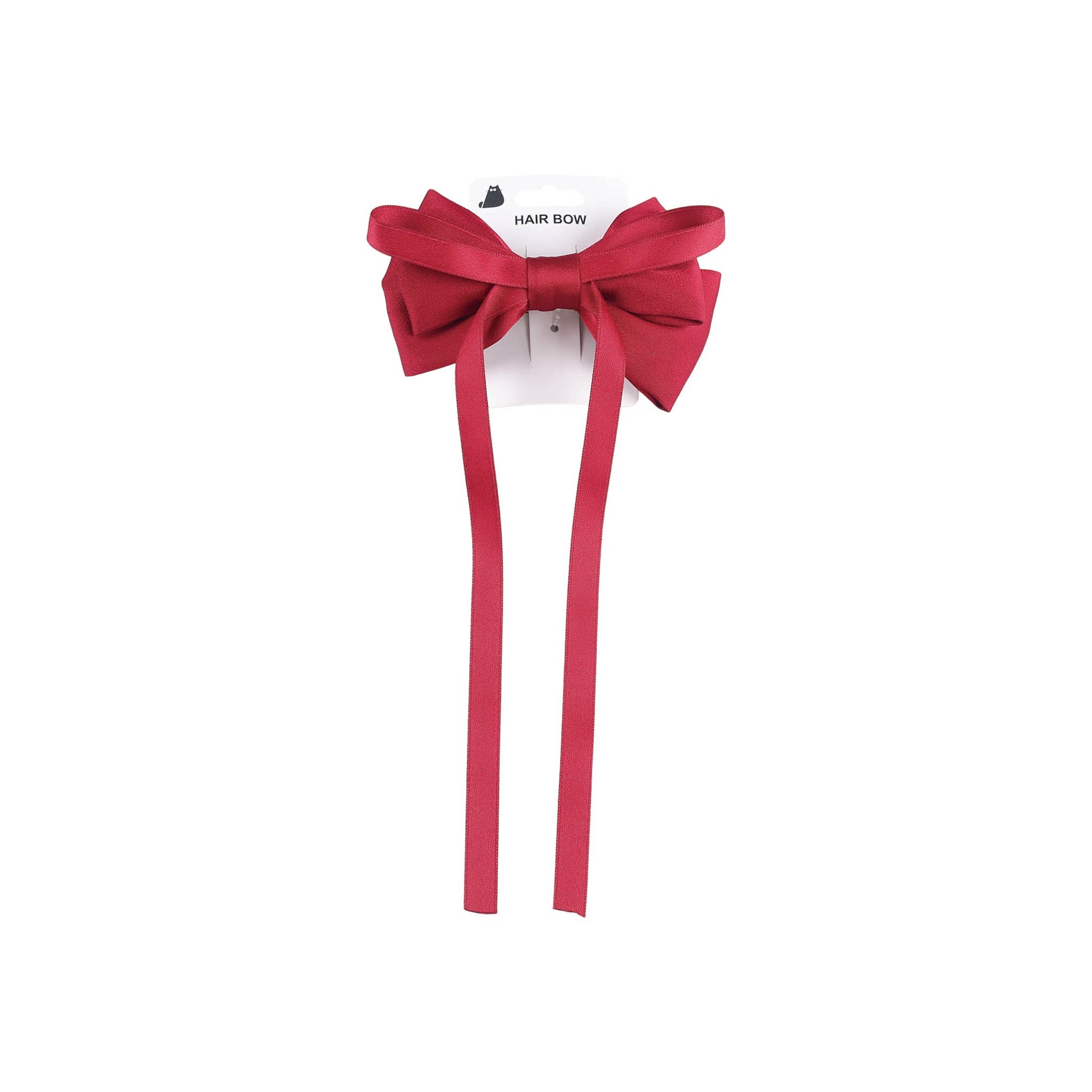 Casual Burgundy Neck Bow Tie